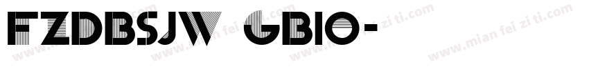 FZDBSJw GB1O字体转换